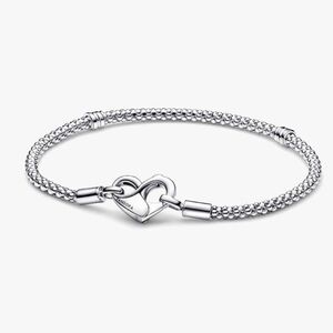Pandora Moments Studded Chain BraceletSterling silver 592453c00-17